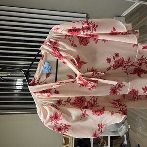 Floral Pink Blouse